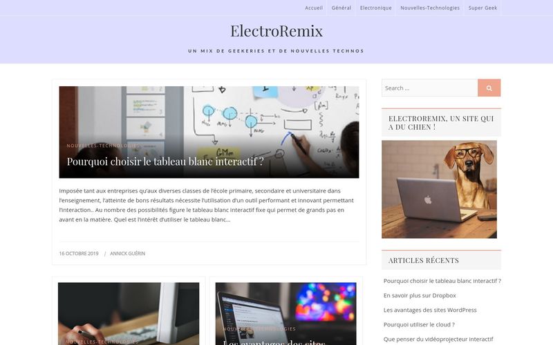 ElectroRemix - Un mix de geekeries et de nouvelles technos