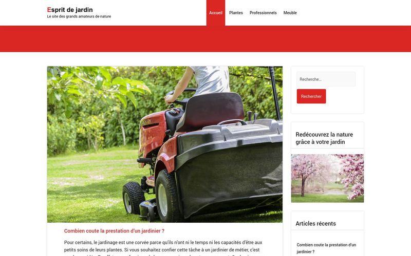 Esprit de jardin - Le site des grands amateurs de nature